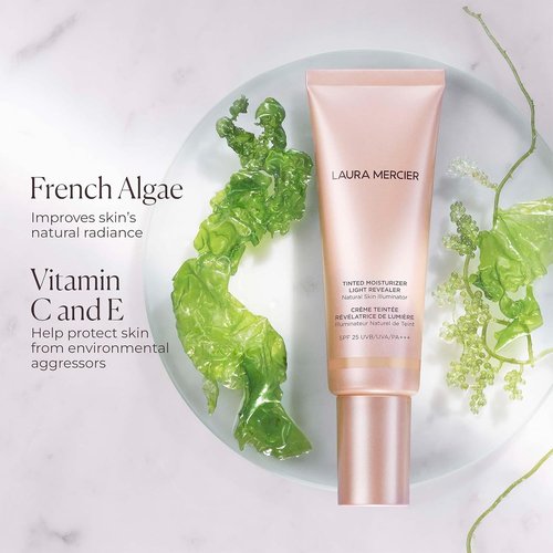 Laura Mercier Tinted Moisturizer - Light Revealer with SPF 25 | All-Day Hydration & Luminous Finish