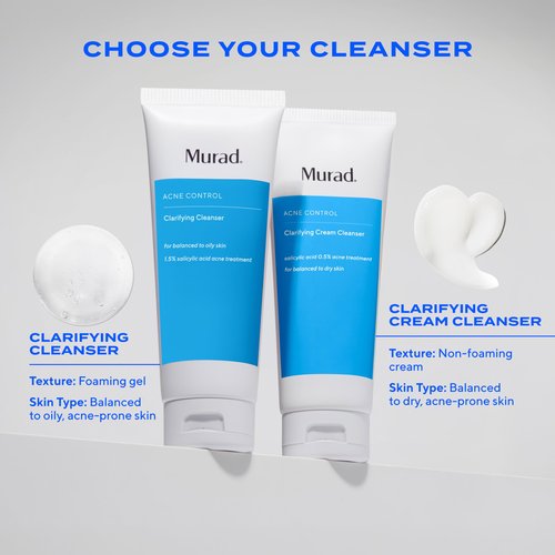 Murad Acne Control Clarifying Cleanser – Salicylic Acid & Green Tea Formula for Acne, Deep Pore Cleansing, Oil Control & Breakout Prevention for Clear, Balanced, Healthy-Looking Skin (5 Fl Oz)