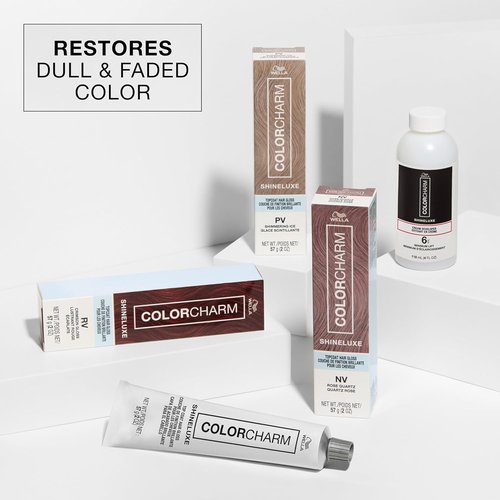 COLORCHARM ShineLuxe Cream Developer - 4 Fl Oz | Professional Hair Color Enhancer