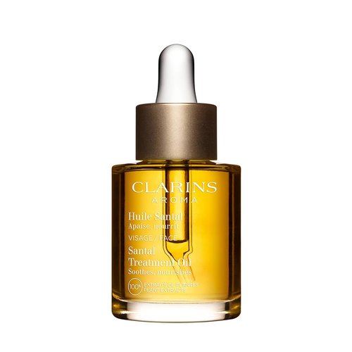 Clarins Santal Face Oil Treatment - Hydrates & Smoothes Skin | Calms Redness & Irritations | 100% Natural Extracts