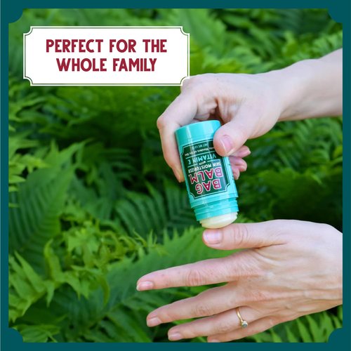 Bag Balm Original Skin Moisturizer Stick with Vitamin E - Hydrating & Soothing Balm for Dry Skin, Chapped Lips & Cracked Hands - Made in the USA - Paraben-Free & Cruelty-Free Twist-Up 1oz (1)