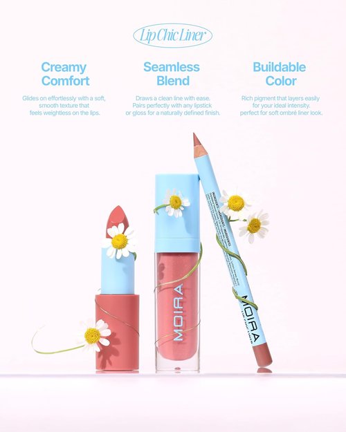 Moira Lip Chic Liner - Smooth Application | Long-Lasting Color in Cool Girl Shade