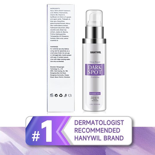 HANYWIL Dark Spot Remover for Face & Body Serum with Retinol & Niacinamide - Corrects Melasma, Sun & Age Spots, Hyperpigmentation Treatment for All Skin, Dermatologist Tested (1.7 Fl Oz)