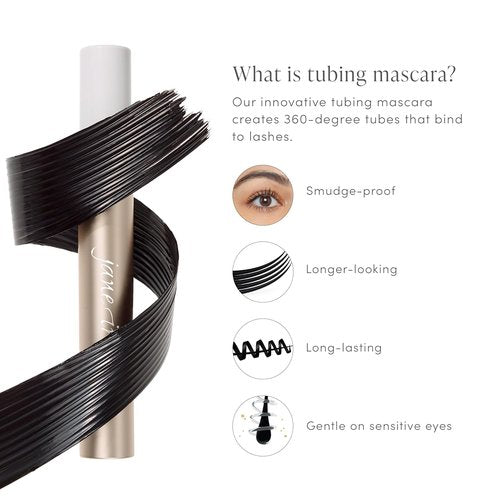Jane Iredale Lash Fixation Tubing Mascara - Long-Wear, Smudge-Resistant, Vegan & Cruelty-Free