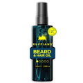 Ruffians Beard & Hair Oil (1.7 Oz Fl / 50 ML) Omega-Rich Nourishing Hair Oil Spray, Nourishing, Smooth Finish, for Beards and Dry Hair, Leave-In Hair Oil, Weightless Hair Oil Mist