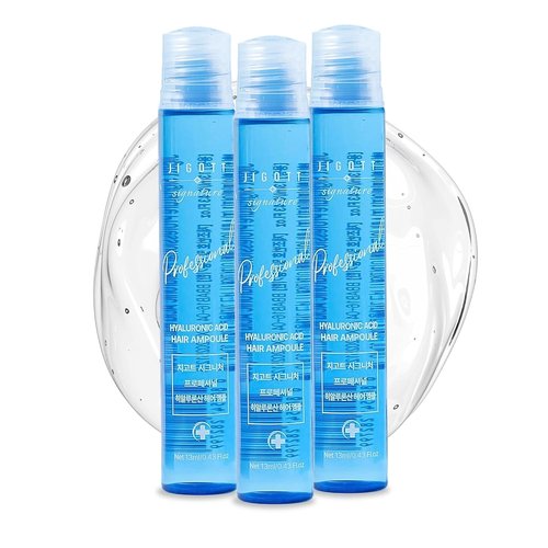 Jigott - Signature Professional Hyaluronic Hair Ampoule | K-Beauty Treatment, 13ml (Pack of 10)
