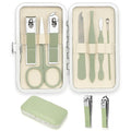 Manicure and Pedicure Kit, Manicure Kit, Nail Clipper Set, Manicure Set, Nail Clippers for Men Women,Travel Nail Clippers Kit, Personal Care Set, Grooming Kit Gifts for Women Friendsgiving(Sage Green)