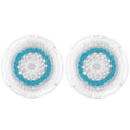 Azonbey Brush Head Replacements Compatible with Clarisonic Mia 1, Mia 2, Mia Fit, Alpha Fit, Smart Profile Uplift and Alpha Fit Face Cleaning Brush Heads (Blue-2Pack)
