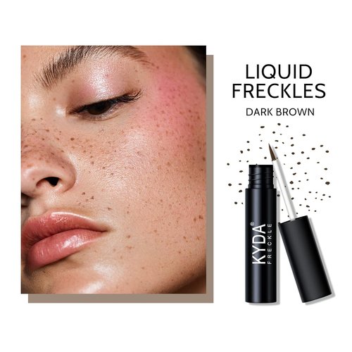 KYDA Liquid Freckle Makeup Pen - Water Resistant & Buildable Faux Freckles | 2PCS for All Skin Tones