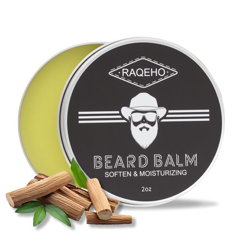 Skiennix 2oz Beard Balm - Nourishing Mustache Wax & Leave-In Conditioner | Sandalwood Scented Grooming Cream