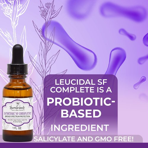Leucidal® SF COMPLETE Broad Spectrum Protection Cosmetic Ingredient for DIY Vitamin C Ascorbic Acid & Hyaluronic Acid Powder Serum, Facial Lotion & Other Formulations, 1 oz RESURRECTIONbeauty