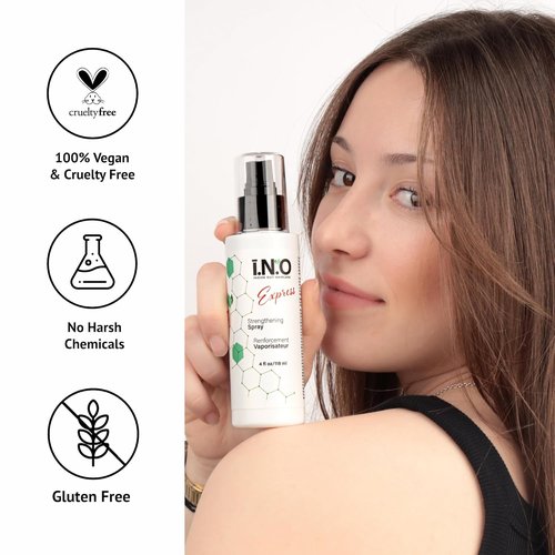 Earthly Body Inside Out Haircare Strengthening Spray - 4 Fl Oz | Strengthens, Detangles & Adds Shine - Vegan & Cruelty-Free