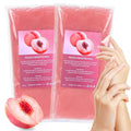 MAQIHAN Paraffin Wax for Hand and Feet - 2 Pack Paraffin Wax Refills Peach Scented for Dry Skin, Hydration Nourish Suitable Salon, Home Foot Spa And Hand Spa