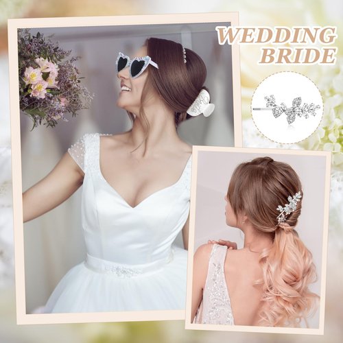 JATEBI 5Pcs Bride to Be Gifts Set Bachelorette Gifts for Bride Include Makeup Bag Glasses Claw Clip Bachelorette Party Accessories for Bridal Shower Wedding Day Engagement