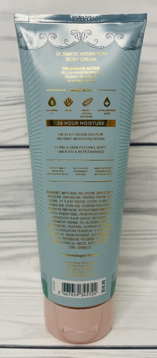 Bath & Body Works Women's Sweetest Song Ultimate Hydration Body Cream 8 Ounces Pack of 2