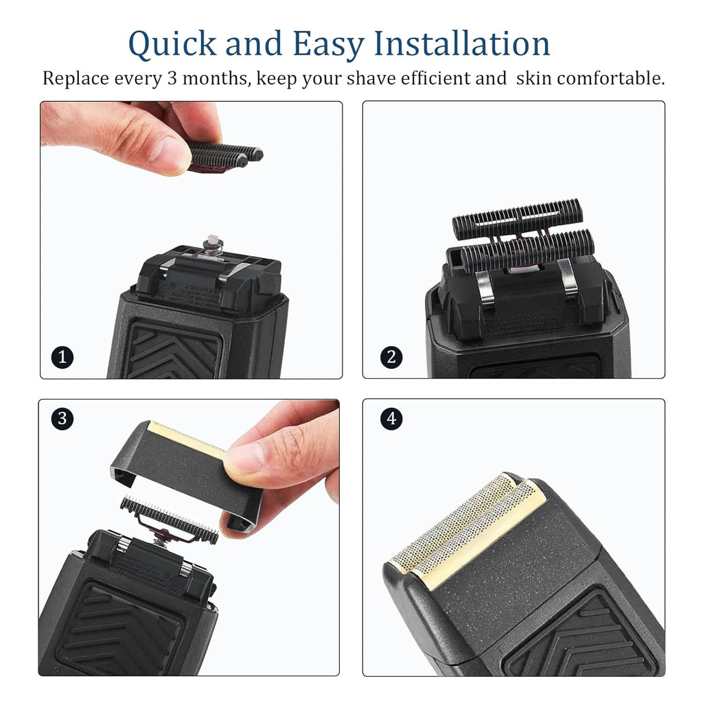 Wahl Professional 5 Star Series Replacement Foil - Gold Cutter Assembly for Smooth, Close Shaving