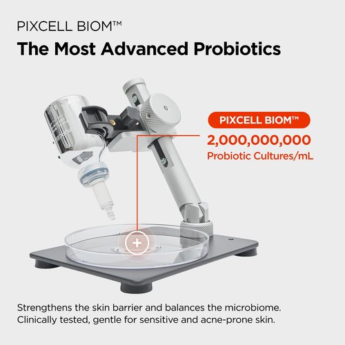 PURCELL Pixcell Biom 2B/mL Probiotic Essence - Restores Skin Barrier with Bifida, Lactobacillus Ferment Lysate, Korean Probiotic Drops for acne prone skin and sensitive skin (30ml, 1.01 Fl Oz.)