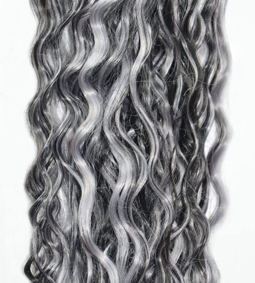 Grey Bundles Human Hair 12 14 16 Inch Water Wave Highlight 1B Grey Human Hair Bundle 3 Bundles 300g Total Unprocessed Brazilian Virgin for Black Women