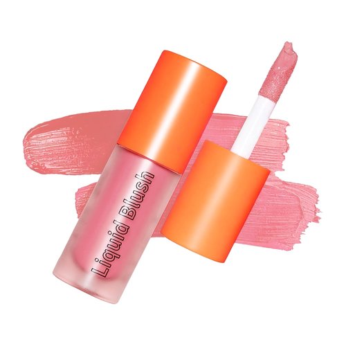 Liquid Blush | Long-Lasting, Blendable Formula for High-Pigment Color - 03 Pink Rose, 0.2 Ounce