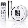 Skiennix Brow Mapping Kit - White Brow Paste (15g) | Brow Mapping String (30m) & 2 Brushes for Microblading