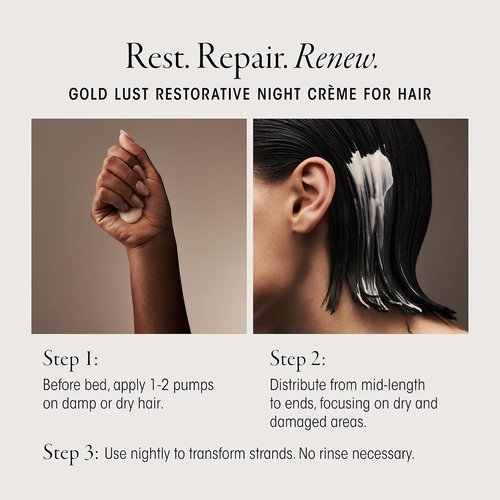 Oribe Gold Lust Restorative Night Creme | Nourishing Shampoo & Conditioner Set