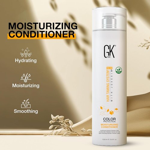 GK HAIR Moisturizing Conditioner - Intense Hydration for Colored & Damaged Hair | 33.8 OZ