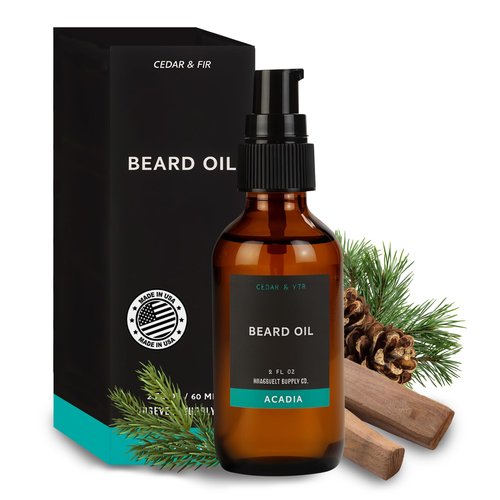 Roosevelt Supply Co. - Mens Beard Oil, Leave In Beard Conditioner for Men, Beard Softener for Men, Mens Beard Care Products, Beard Growth Oil 2 FL Oz (2 FL OZ, Cedar & Fir)