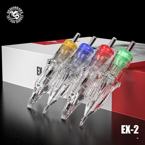 Dragonhawk Extreme Tattoo 50Pcs Cartridges Needles Mixed Sizes 1203RS 1205RS 1207RS 1209RS 1211RS EX-7