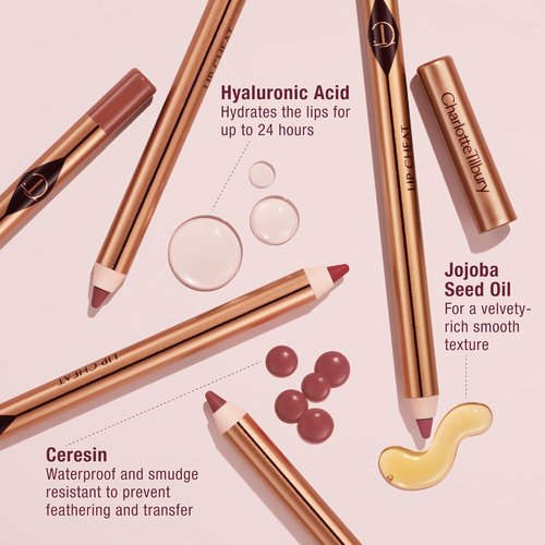 Charlotte Tilbury Lip Cheat Lip Liner Pencil - Define Your Lips for a Fuller Look - Waterproof & Smudge-Proof
