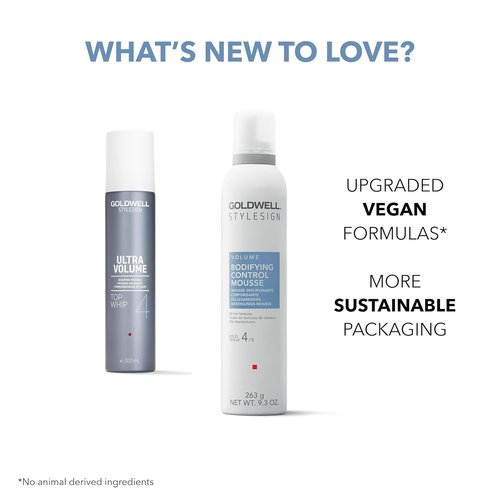 Goldwell StyleSign Bodifying Control Mousse - Lightweight Volume & Hold for All Hair Types
