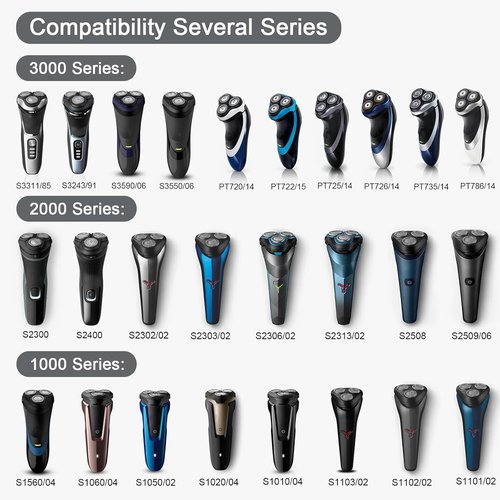 Philips Norelco SH30 Replacement Heads - Compatible with Series 3000, 2000, 1000 Shavers | 3-Piece Pack