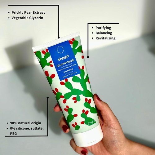 SHAERI Purifying Shampoo - Clarifying Formula for Normal to Oily Hair - Hydrates & Purifies - 6.76 oz