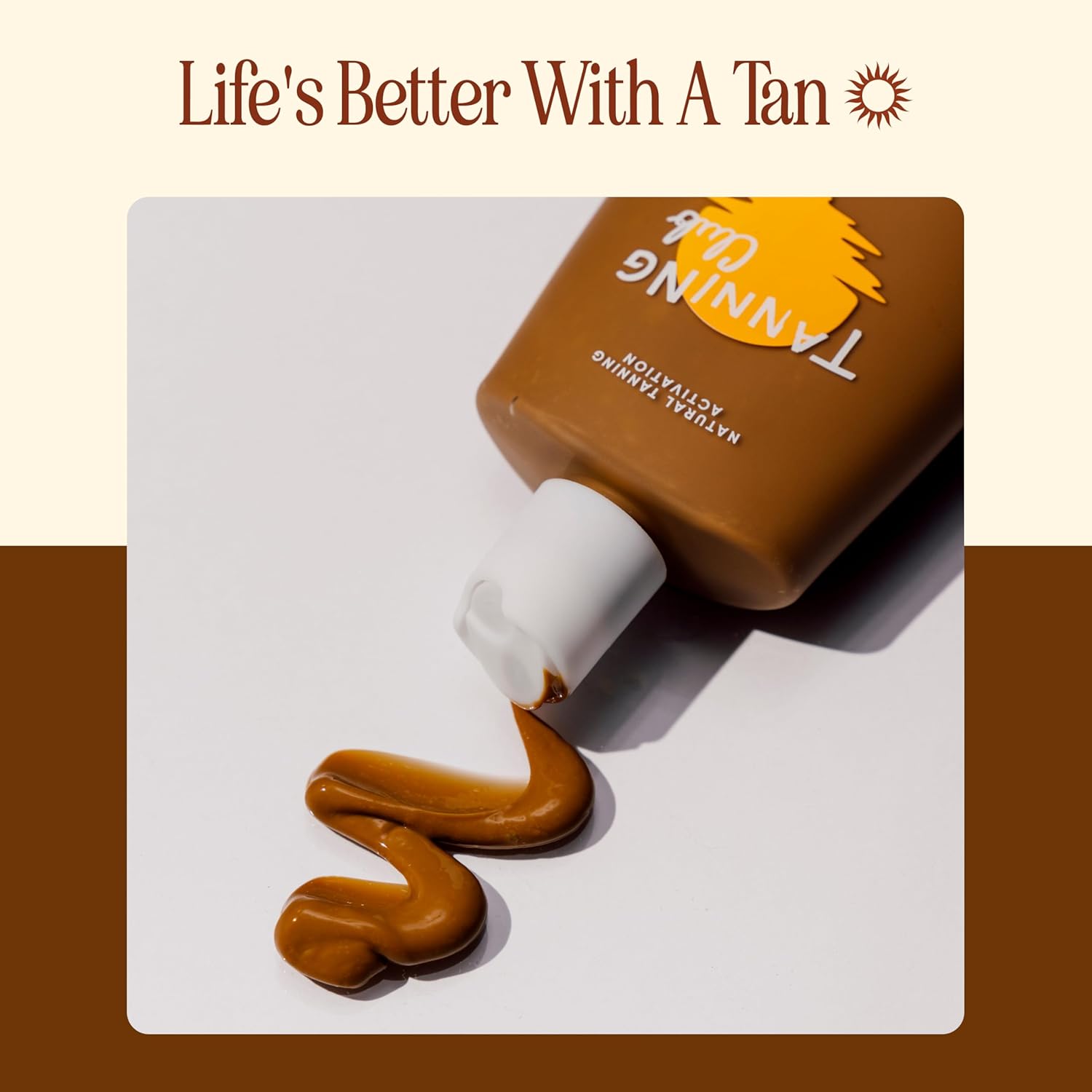 Tanning Club Browning Lotion - Sun Tanning Accelerator with Kukui Nut & Argan Oils - 150 mL