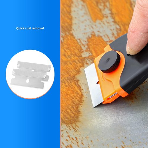 EHDIS 100pcs Razor Blades - Stainless Steel Straight Edge Razor Scraper Blades for Paint Scraper, Box Cutter, Industrial Use