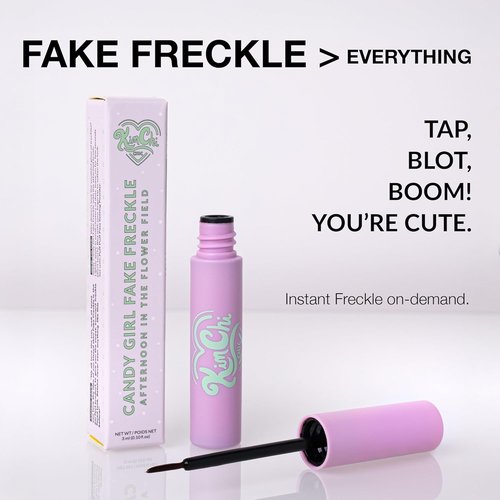 KimChiChic Beauty Candy Girl Fake Freckle Pen - Natural-Looking, Fast-Drying Makeup | Red-Brown Shade, 0.10 fl oz