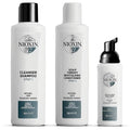 Nioxin Scalp + Hair Thickening System 2 Kit - Boost Density for Natural Hair with Thinning | Cleanse, Condition & Treat