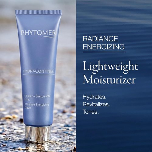Phytomer Hydracontinue Radiance Hydrating Face Cream - Energizing Moisturizer for Dry Skin | 50ml