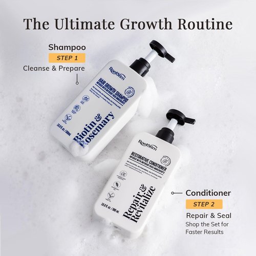 RootStim Rosemary Conditioner - Volumizing Hair Growth Treatment with Saw Palmetto & Keratin | 10 fl oz