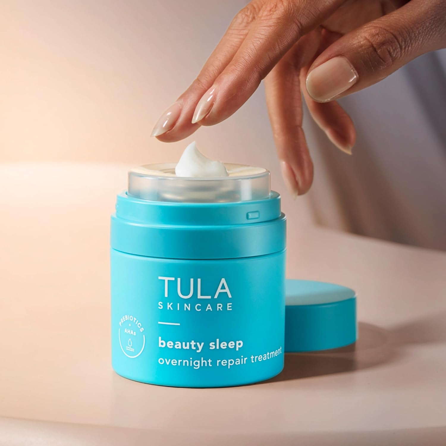 TULA Skin Care Beauty Sleep Night Cream - Anti-Aging Treatment with Natural Peptides & Vitamin C