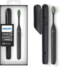Philips One by Sonicare Rechargeable Toothbrush - Shadow Black | Compact & Powerful Cleaning