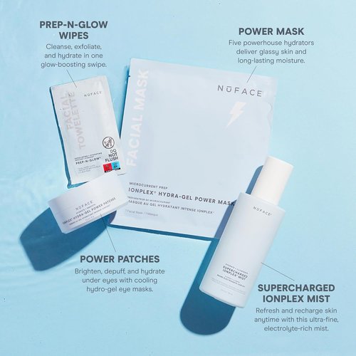 NuFACE IonPlex Hydra-Gel Under Eye Patches - Cooling Treatment for Puffy Eyes & Dark Circles | 60 Count