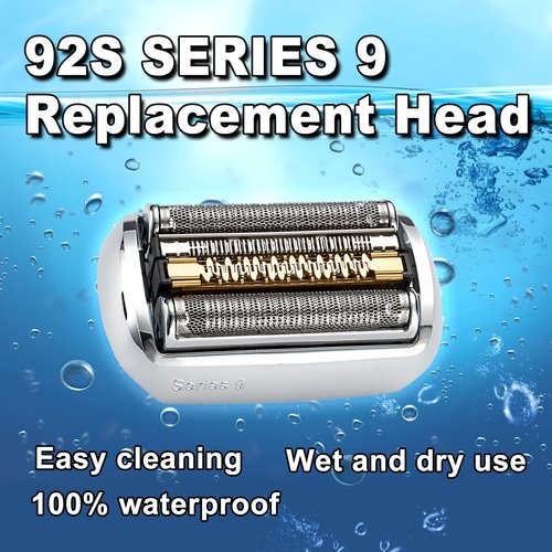 Braun 92S Series 9 Electric Shaver Replacement Heads - Upgraded 2-Pack Compatible with Series 9 Models