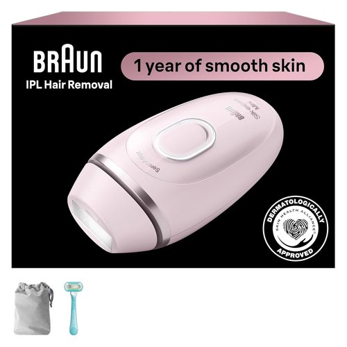 Braun Silk·Expert Mini IPL Hair Removal Device - Permanent At-Home Laser Hair Reduction for All Skin Types | IPL1111