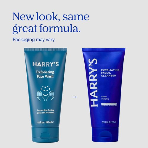 Harry's Exfoliating Face Wash for Men - Gentle Volcanic Rock Cleanser | 7.1 Fl. Oz Travel Size