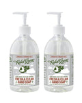 Rebel Green Fresh & Clean Hand Soap - Natural Liquid Hand Soap for Bathroom & Kitchen - Unscented, 12 Fl oz, Pack of 2