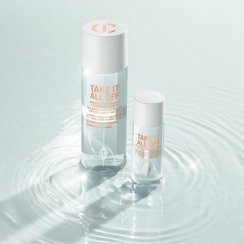 Charlotte Tilbury Take It All Off Makeup Remover - Bi-Phase Cleansing Oil Makeup Remover Enriched with Soothing Camomile to Condition Lashes & Lips - Removes Waterproof Formulas (120ml)