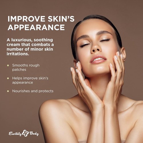 Earthly Body Miracle Oil - Nourishing Tea Tree Creme with Hemp Seed & Safflower Oils | 4 oz - 100% Vegan, Cruelty-Free