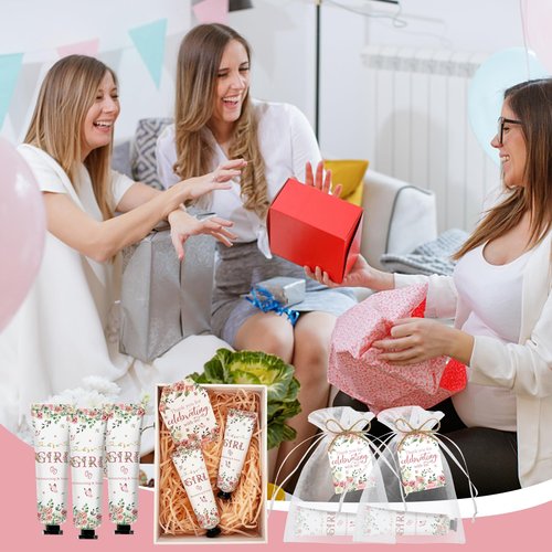 50 Sets Baby Girls Hand Cream Bulk Baby Shower Favors Gifts for Guests, Wedding Bridal Shower Hand Cream Thank You Gifts,Valentine's Party Favor Travel Size Hand Lotion Bulk(baby girls)