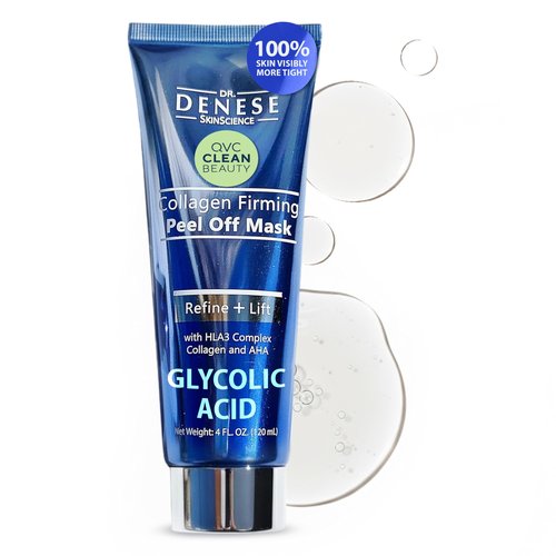 Dr. Denese Collagen Firming Peel Off Mask 4 oz – Hydrating Treatment for Smoother Skin – Exfoliating Formula for Clearer Pores, Glass Skin Glow, Luxe Skin Care for Radiant, Refined Texture
