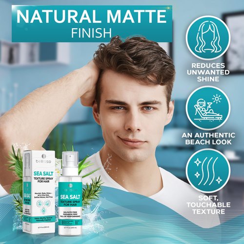 Sea Salt Spray | Texturizing Hair Product for Volume - Alcohol-Free Formula - Travel Size for All Hair Types